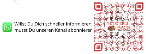 Willst Du Dich schneller informieren, musst Du unseren Kanal abonnieren.